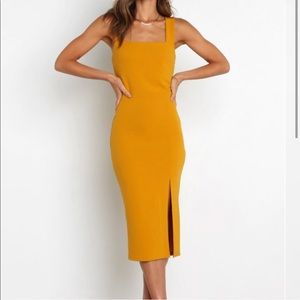 Petal & Pup Hyatt Dress- Mustard